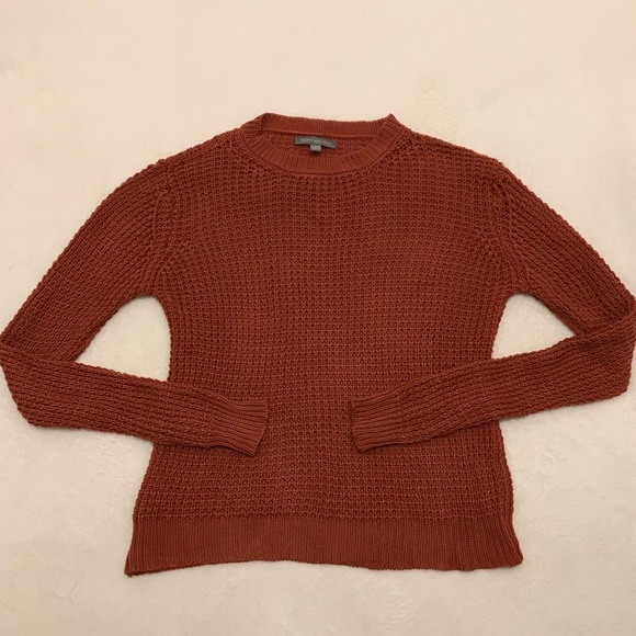 Beautiful Rust Color Knit Sweater - Picture 3 of 8